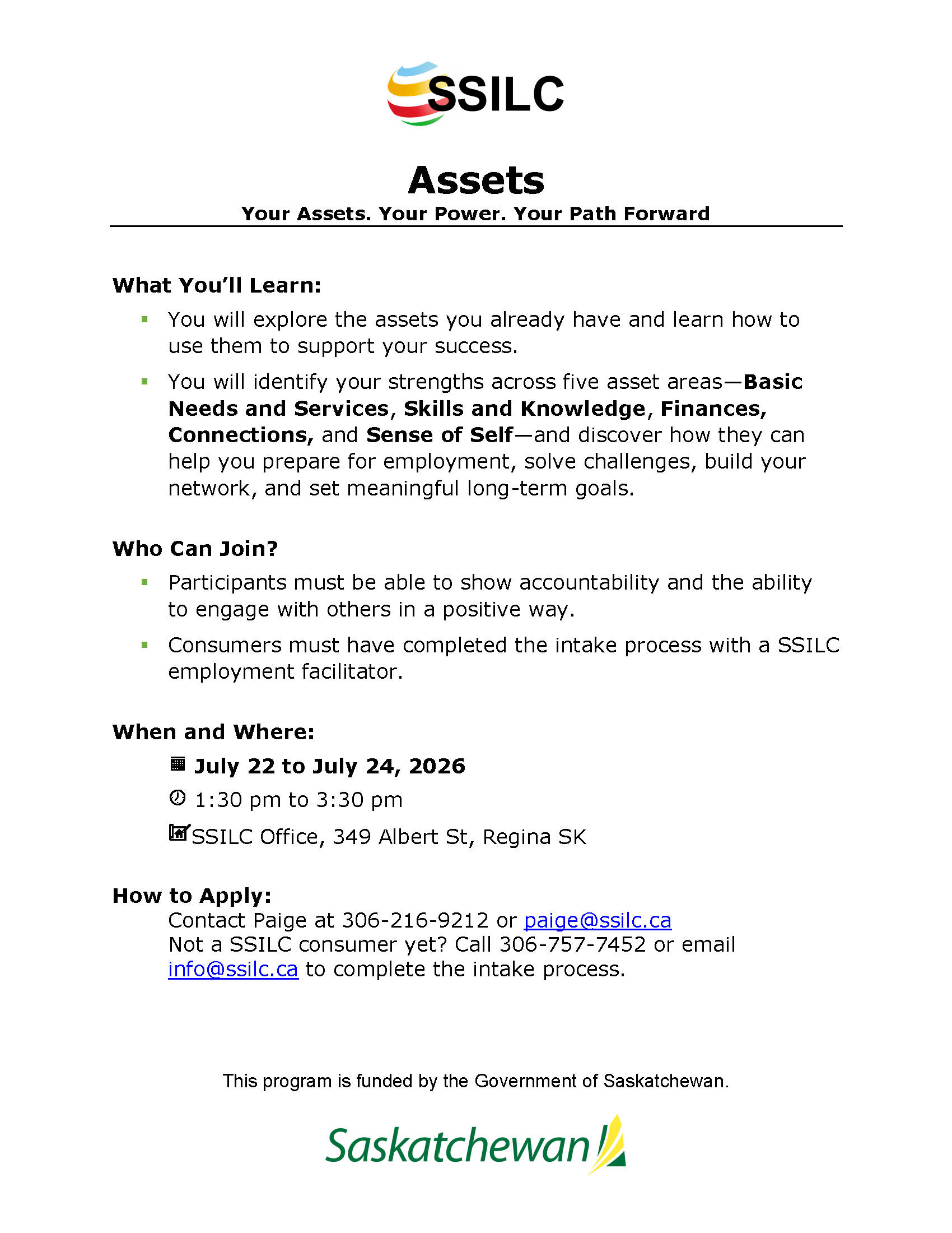 10 Assets SSILC June 2026